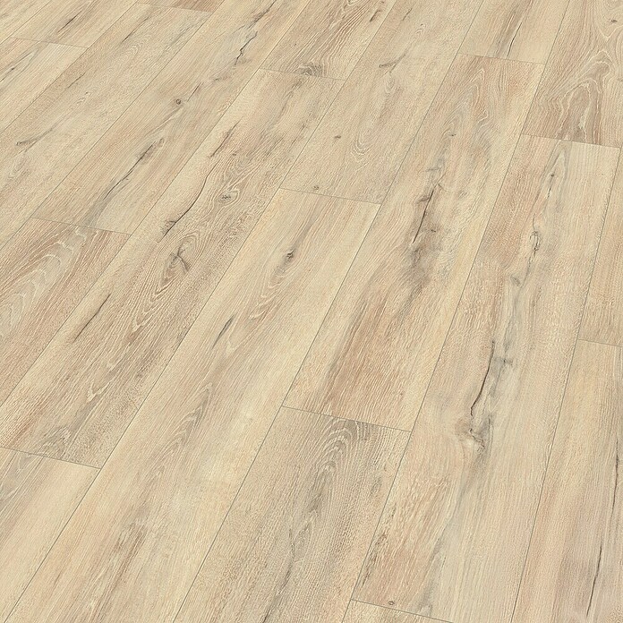 Egger Laminat NatureSense Aqua Melba Eiche beige (Melba Eiche beige, Landhausdiele, 1 292 x 193 x 8 mm) | BAUHAUS