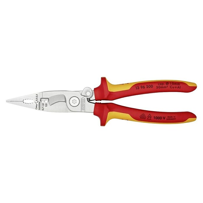 Knipex Kombinirane klešče izolirane  (Dolžina: 200 mm) | 1805 - Zangen | BADB - Zangen | BAD - Handwerkzeuge | BA - Handwerkzeuge | B - Werkz/Masch/Maschzubeh/Auto | BAUHAUS