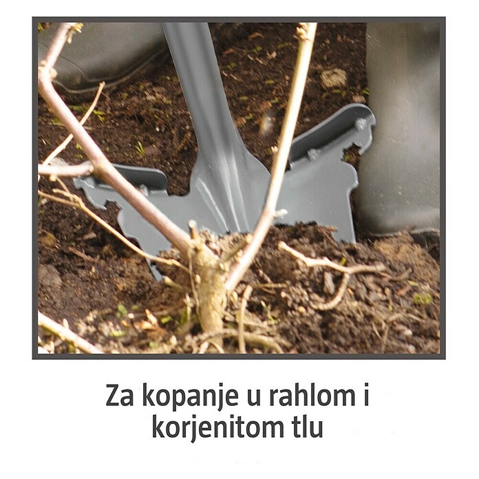 Easymaxx Višenamjenska lopata s oštricom  (114 cm, Čelik) | BAUHAUS