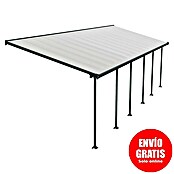 Solid Elements Marquesina adosada (Profundidad: 3 m, An x Al: 9,15 x 2,1 m, Gris antracita)