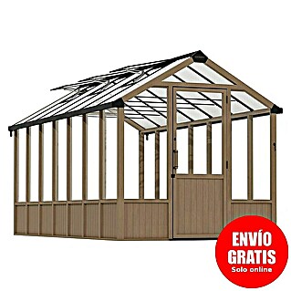 Palram – Canopia Invernadero Natura (Medidas ext. (An x Pr): 249 x 500 cm, Plástico, 4 mm, Natural)