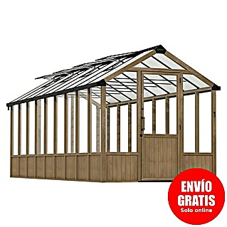 Palram – Canopia Invernadero Natura (Medidas ext. (An x Pr): 249 x 637 cm, Plástico, 4 mm, Natural)