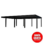 Palram – Canopia Carport Oslo (Medidas ext. (An x Pr): 5,96 x 9,01 m, Negro) | BAUHAUS