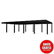 Palram – Canopia Carport Oslo (Medidas ext. (An x Pr): 5,96 x 12 m, Negro) | BAUHAUS