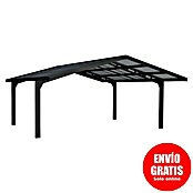 Palram – Canopia Carport Sydney Arch (Medidas ext. (An x Pr): 5,72 x 5,86 m, Negro) | BAUHAUS