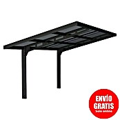 Palram – Canopia Carport Sydney Wave (Medidas ext. (An x Pr): 2,86 x 5,86 m, Negro) | BAUHAUS