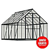Palram – Canopia Invernadero Balance (Medidas ext. (An x Pr): 244 x 367 cm, 0,7 mm, Gris) | BAUHAUS