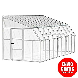 Palram – Canopia Terraza Solarium Sun Room (Medidas ext. (An x Pr): 570 x 257 cm, Plástico, Blanco)