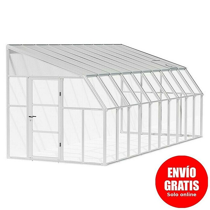 Palram – Canopia Terraza Solarium Sun Room (Medidas ext. (An x Pr): 632 x 257 cm, Plástico, Blanco) | BAUHAUS