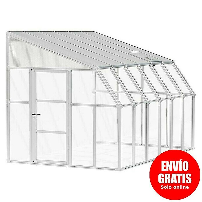Palram – Canopia Terraza Solarium Sun Room (Medidas ext. (An x Pr): 384 x 257 cm, Plástico, Blanco) | BAUHAUS