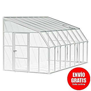Palram – Canopia Terraza Solarium Sun Room (Medidas ext. (An x Pr): 508 x 257 cm, Plástico, Blanco)
