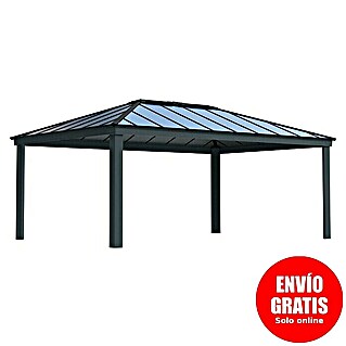 Palram – Canopia Carport Colorado (Medidas ext. (An x Pr): 4,22 x 607 m, Negro)