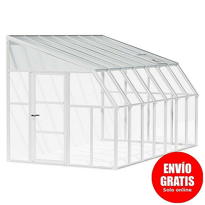 Palram – Canopia Terraza Solarium Sun Room (Medidas ext. (An x Pr): 446 x 257 cm, Plástico, Blanco) | BAUHAUS