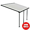 Solid Elements Marquesina adosada (Profundidad: 3 m, An x Al: 4,25 x 2,1 m, Gris antracita)