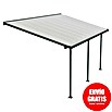 Solid Elements Marquesina adosada (Profundidad: 3 m, An x Al: 5,46 x 2,1 m, Gris antracita)