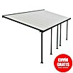 Solid Elements Marquesina adosada (Profundidad: 3 m, An x Al: 7,3 x 2,1 m, Gris antracita)