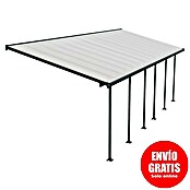 Solid Elements Marquesina adosada (Profundidad: 3 m, An x Al: 8,5 x 2,1 m, Gris antracita)