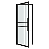 Solid Elements Binnendeur met kozijn - Staal & Blank glas - links (83 x 211,5 cm, Zwart, 6 vlaks, Blank glas) | BAUHAUS