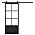 Solid Elements Schuifdeur Staal & Blank glas 