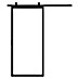 Solid Elements Schuifdeur Staal & Blank glas 
