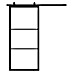 Solid Elements Schuifdeur Staal & Blank glas 