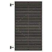 Tuinpoort Grenen Andalusië horizontaal (99 x 178 cm, Zwart, Hout) | BAUHAUS
