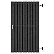 Tuinpoort Grenen Andalusië verticaal (99 x 178 cm, Zwart, Hout) | BAUHAUS
