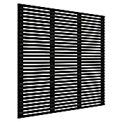 Schutting Grenen enkel Andalusië (b x h: 180 x 180 cm, Hout, Zwart) | BAUHAUS