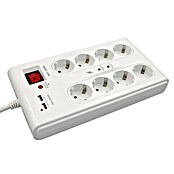 Commel Produžni kabel s utičnicama  (Bijela, Maksimalna priključna snaga: 3.500 W) | BAUHAUS