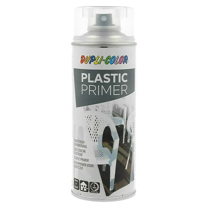 Dupli-Color Basic Kunststoffgrundierung Plastic Primer - Farblos, 400 ml - Kunststoffprimer von Dupli-Color. Der Primer eignet sich ideal für die Vorbehandlung von Kunststoffoberflächen vor dem Lackieren und sorgt für gute Haftung.