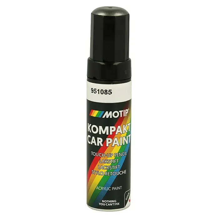 Motip Lackstift - 951030 Garu Metallic, 12 ml - Motip Kompakt Autolackstift zur Ausbesserung kleiner Lackschäden, mit Acrylfarbe für eine einfache Anwendung und perfekte Ergebnisse.