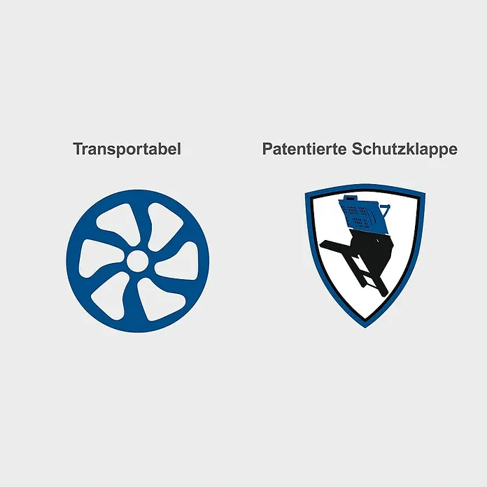 Scheppach Wippkreissäge HS550 - 3.000 W, Durchmesser Sägeblatt: 505 mm, Bohrung Sägeblatt: 30 mm - Produktmerkmale: Mobiles Gerät und patentierte Schutzklappe für erhöhte Sicherheit und Komfort.