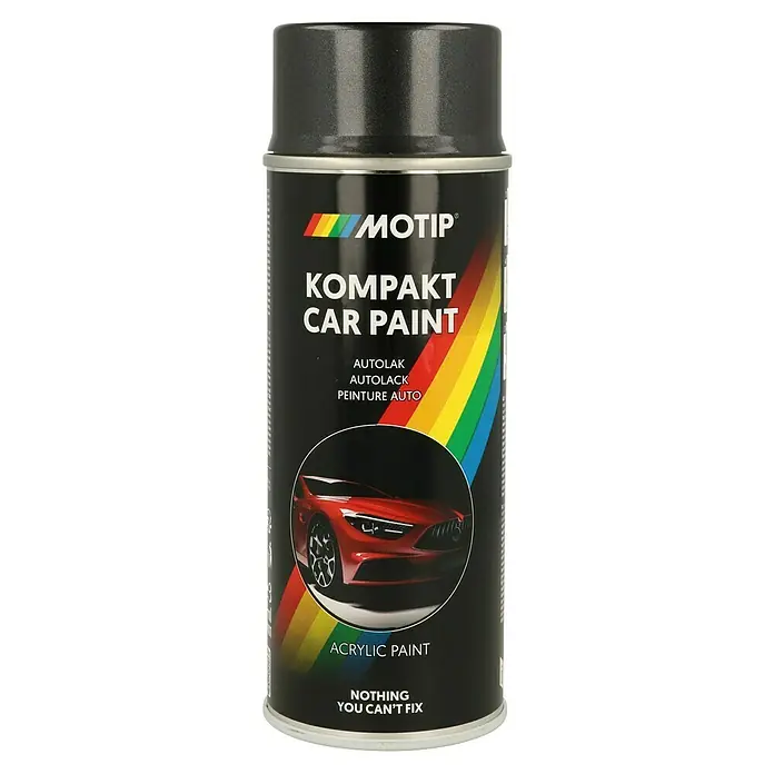 Motip Sprühlack Kompakt - 51003 Schwarz Metallic, 400 ml - Dose Kompakt Autolack von Motip. Ideal für die Lackierung und Reparatur von Fahrzeugen. Erhältlich in verschiedenen Farben.