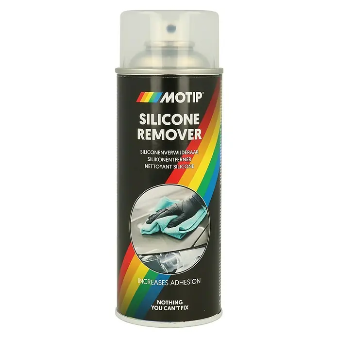 Motip Silikonentferner - 400 ml - Dose Motip Silikonentferner, ideal zur Vorbereitung von Oberflächen für Lackierungen. Entfernt Silikonrückstände effektiv für bessere Haftung.