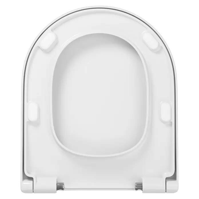 Camargue Pico WC-Sitz 4.0 - Duroplast, Weiß, Mit Absenkautomatik - Weiße WC-Brille mit einem sauberen, modernen Design und glatter Oberfläche für eine einfache Reinigung und ein hygienisches Badezimmer.