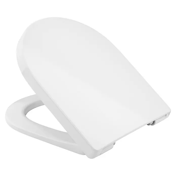 Camargue Pico WC-Sitz 4.0 - Duroplast, Weiß, Mit Absenkautomatik - Ein schicker, weißer Toilettensitz mit einem modernen Design, der Komfort und Hygiene in jedes Badezimmer bringt.