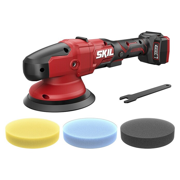 Skil PWRCore 20V Accupolijst- en schuurmachine + Gratis Accu Compressor (Borstelloze motor, Excl. accu) | BAUHAUS