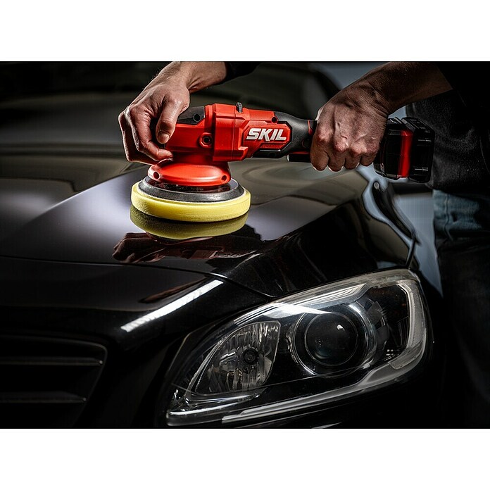 Skil PWRCore 20V Accupolijst- en schuurmachine + Gratis Accu Compressor (Borstelloze motor, Excl. accu) | BAUHAUS