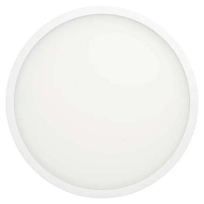 Eglo Connect LED-Deckenleuchte rund Sarsina-Z - 33,5 W, Ø x H: 45 x 5,2 cm, Weiß, Tageslichtweiß - Weiße Deckenleuchte mit rundem Design. Die Leuchte sorgt für eine gleichmäßige Ausleuchtung und ist ein stilvolles Accessoire für jeden Raum.