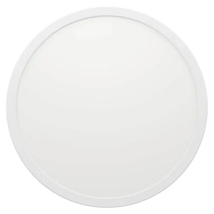 Eglo LED-Deckenleuchte rund Rovito-R - 18,5 W, Ø x H: 38,9 x 3 cm, Weiß, Tageslichtweiß - Eine runde LED-Deckenleuchte mit schlichtem, weißem Rahmen. Ideal für moderne Innenräume und energieeffiziente Beleuchtung.