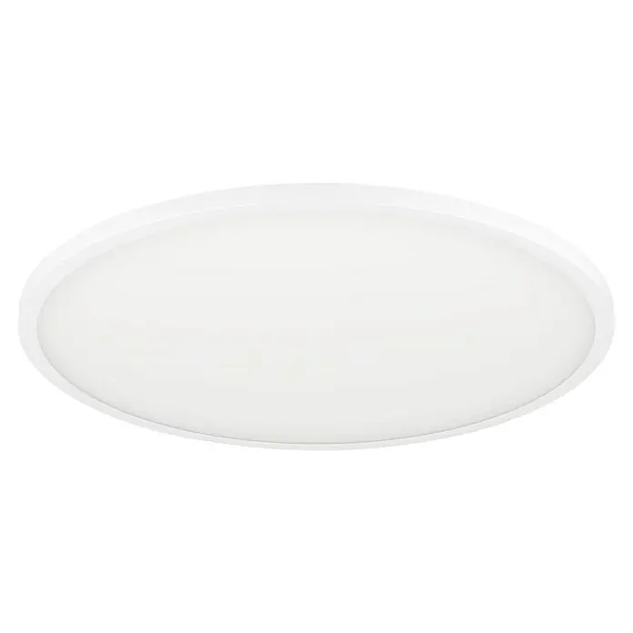 Eglo Connect LED-Deckenleuchte rund Sarsina-Z - 41 W, Ø x H: 60 x 5,2 cm, Weiß, Tageslichtweiß - Helle, ovale LED-Deckenleuchte, ideal für Innenräume, mit sanfter und gleichmäßiger Ausleuchtung für angenehme Atmosphäre und moderne Optik.