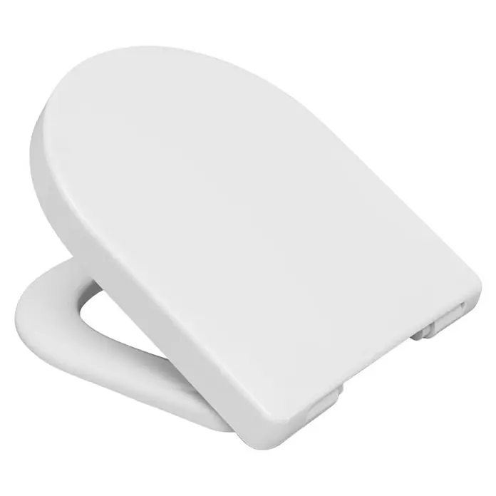 Cedo WC-Sitz Bacan - Kunststoff, Weiß, Mit Absenkautomatik - Der weiße WC-Sitz in modernem Design sorgt für Komfort und Hygiene in jedem Badezimmer. Stilvolles Accessoire.