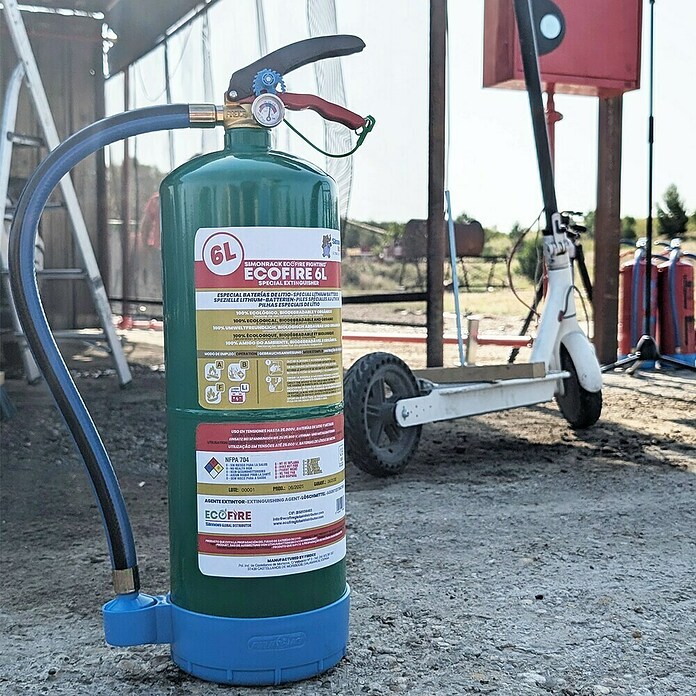 Simonrack Ecofire Extintor de incendios Fighting con gancho (6 l) | BAUHAUS