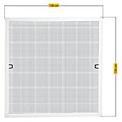 Schellenberg Insect System Zaštita od insekata za prozore Plus  (Š x V: 130 x 150 mm, Boja okvira: Bijela) | BAUHAUS