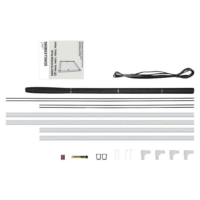 Schellenberg Insect System Zaštita od insekata za prozore Plus  (Š x V: 130 x 150 mm, Boja okvira: Bijela) | BAUHAUS