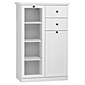 Trendteam Vitrine Baxxter (B x T x H: 81 x 41 x 129 cm, Weiß) | BAUHAUS