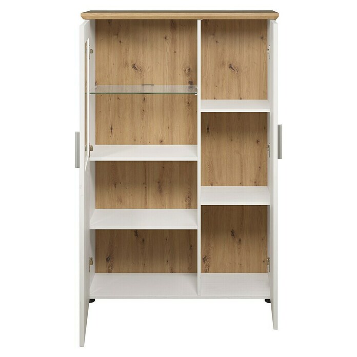 Trendteam Vitrine Shade (B x T x H: 95 x 38 x 140 cm, Weiß) | BAUHAUS