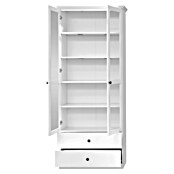 Trendteam Vitrine Baxxter (B x T x H: 81 x 41 x 196 cm, Weiß) | BAUHAUS
