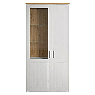 Trendteam Vitrine Shade (B x T x H: 95 x 38 x 194 cm, Weiß)