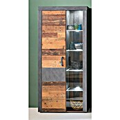 Trendteam Vitrine Indy (B x T x H: 87 x 34 x 189 cm, Braun) | BAUHAUS